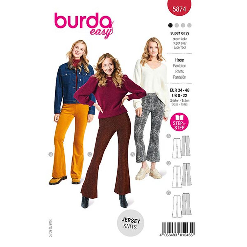 Spodnie | Burda 5874 | 34-48,  image number 1