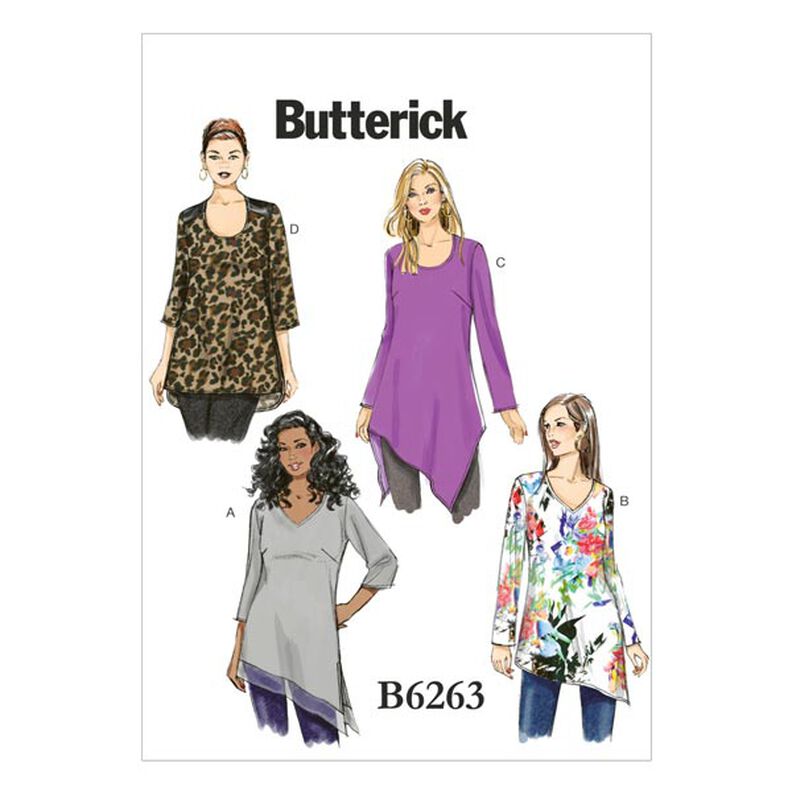 Top|Tunika, Butterick 6263|44 - 50,  image number 1