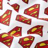 Popelina bawełniana Superman logo Tkanina na licencji | DC Comics – biel,  thumbnail number 2