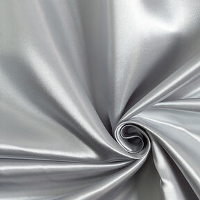 Satyna na suknie ślubne – srebro metaliczny, 