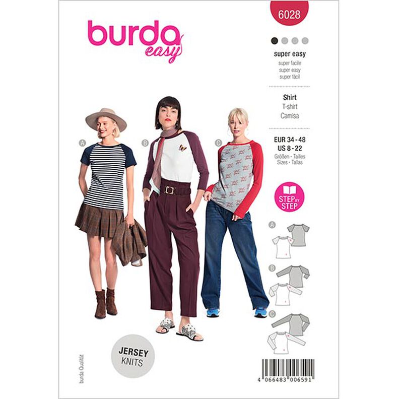 Koszulka | Burda 6028 | 34–48,  image number 1