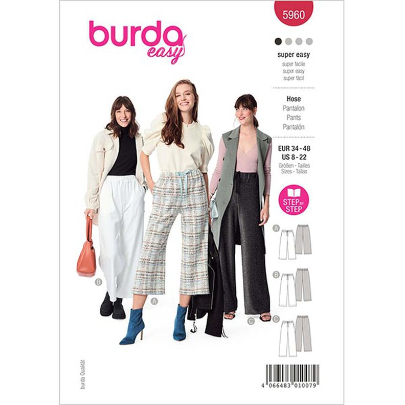 Spodnie | Burda 5960 | 34-48,  image number 1