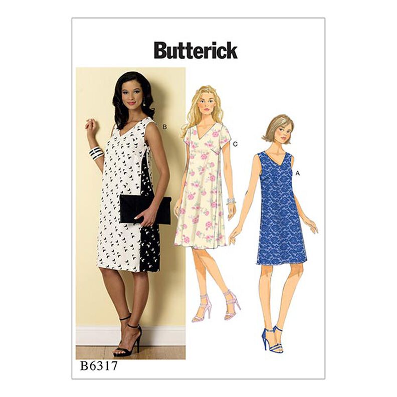 sukienka | Butterick 6317 | 40-48,  image number 1