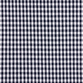 Tkanina bawełniana Kratka Vichy 0,5 cm – czarnoniebieski/biel, 
