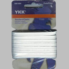 Gumka elastyczna standard [10m] – biel | YKK, 