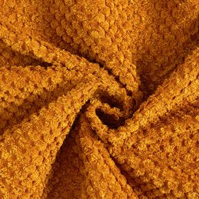Tkanina tapicerska miękki strukturalny wzór – żółty curry, 