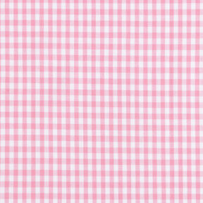 Tkanina bawełniana Kratka Vichy 0,5 cm – róż/biel, 