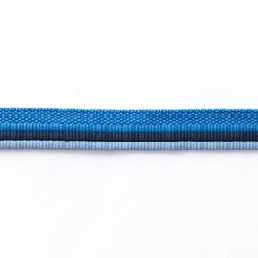 Taśma wypustkowa Trio [ 15 mm ] – błękit morski/błękit golębi, 