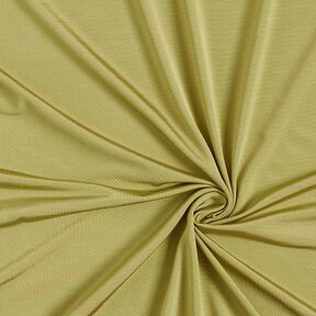 Bardzo elastyczna tkanina trykotowa jednokolorowa – żółtooliwkowy, 