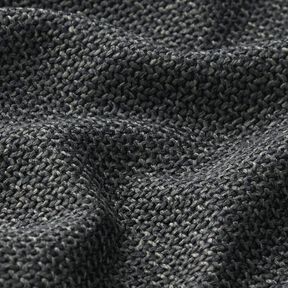 Tkanina tapicerska gruby diagonal krzyżowy Bjorn – antracyt | Resztka 90cm, 