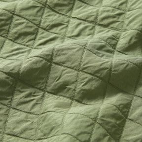 Tkanina pikowana w romby – zieleń trzcinowa, 