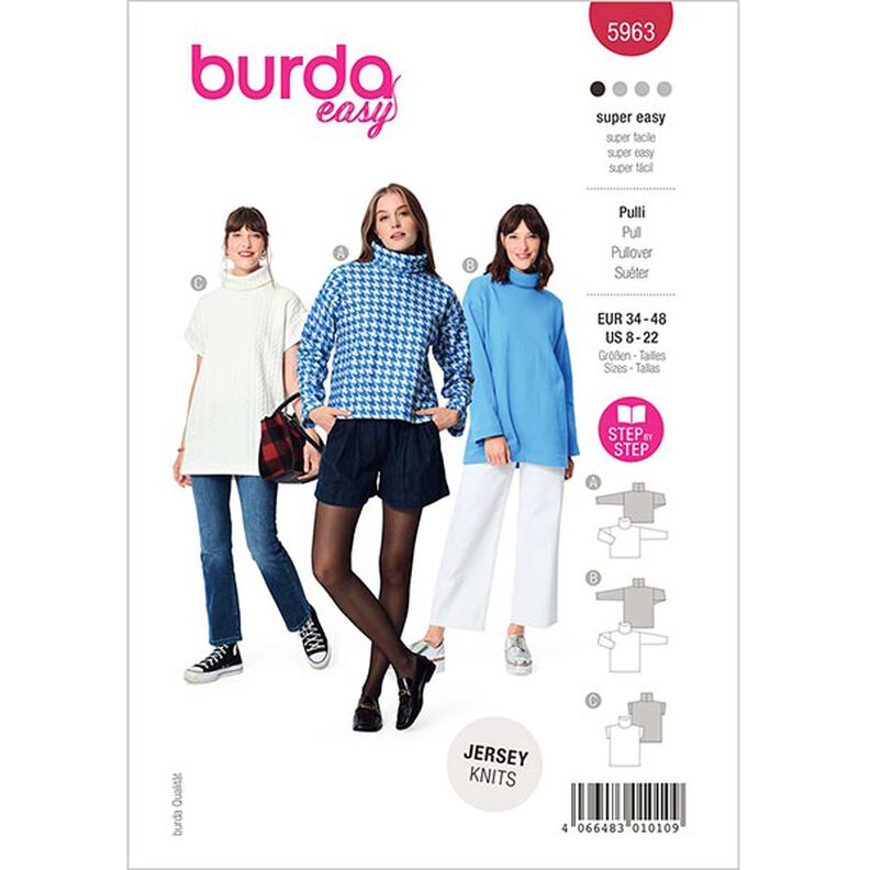 Sweter | Burda 5963 | 34-48,  image number 1