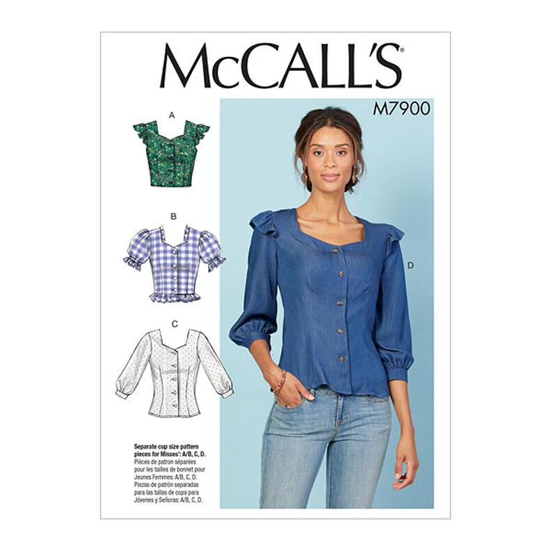 Bluzka, McCalls | 32-40,  image number 1