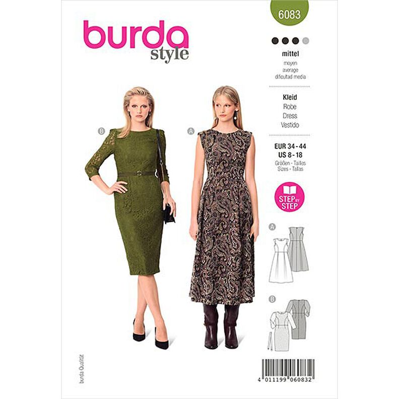 Vestido, Burda 6083 | 34-44,  image number 1