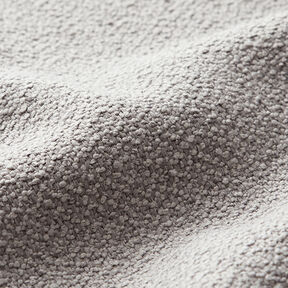 Tkanina tapicerska delikatna przędza bouclé – srebrnoszary, 