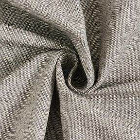 Tkanina dekoracyjna half panama o strukturze prążków bawełna z recyklingu – szary łupek/biel, 