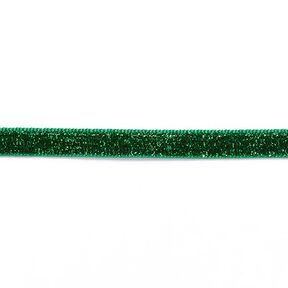 Taśma aksamitna Metaliczny [10 mm] – zielony jodłowy, 