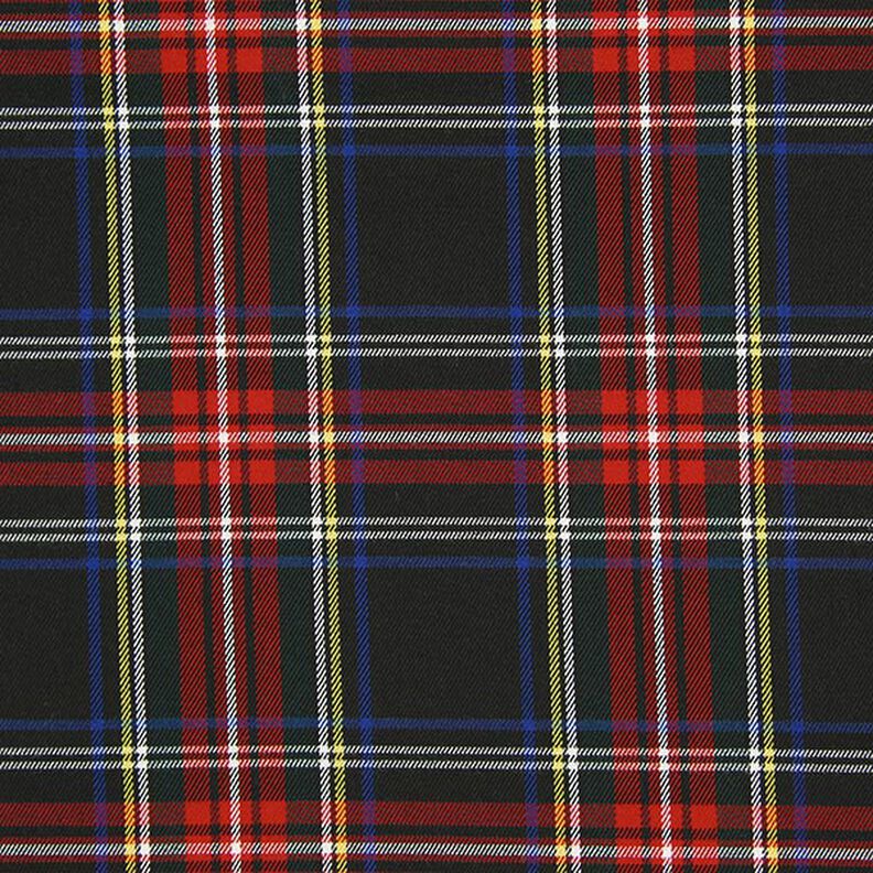 Szkocka krata Tartan kratka duża – czerń,  image number 1