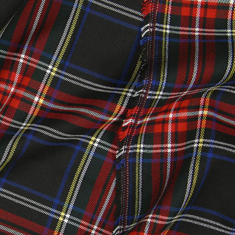 Szkocka krata Tartan kratka duża – czerń,  image number 4