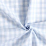 Tkanina bawełniana Kratka Vichy 1 cm – jasnoniebieski jeans/biel,  thumbnail number 3