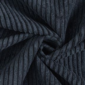 Tkanina tapicerska szerokie sztruksowe prążki – czarnoniebieski, 