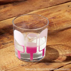 Folia winylowa zmieniająca kolor pod wpływem zimna Din A4 – różowy/pink, 
