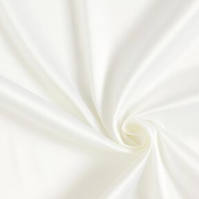 Satyna na suknie ślubne Strecz – mleczna biel, 