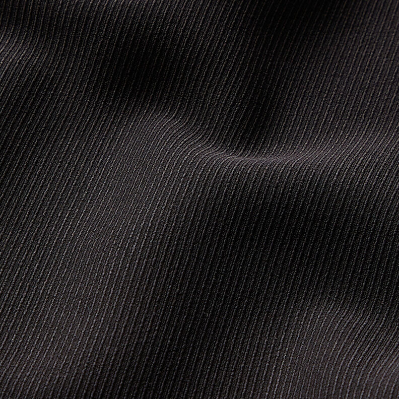 Tkanina spodniowa strecz jednokol. – czerń,  image number 2