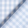 Tkanina bawełniana Kratka Vichy 1 cm – jasnoniebieski jeans/biel,  thumbnail number 4