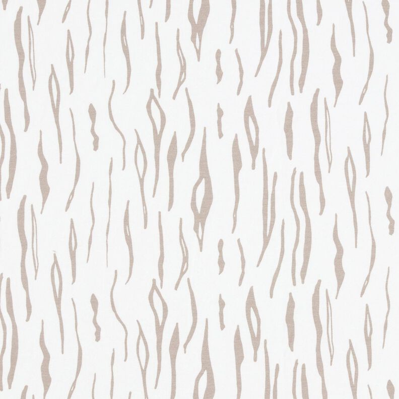 Dżersej bawełniany, zebra – mleczna biel,  image number 1