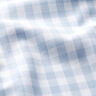 Tkanina bawełniana Kratka Vichy 1 cm – jasnoniebieski jeans/biel,  thumbnail number 2