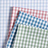 Tkanina bawełniana Kratka Vichy 1 cm – jasnoniebieski jeans/biel,  thumbnail number 5