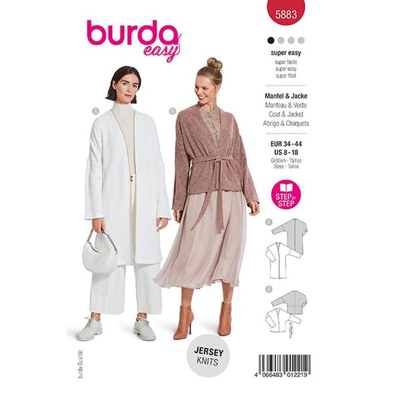 Kurtka / Płaszcz | Burda 5883 | 34-44,  image number 1