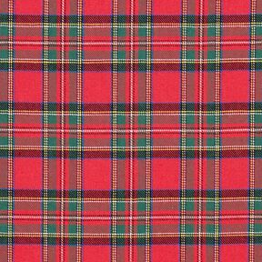 Flanela bawełniana Szkocka kratka karo Glenside – czerwień, 