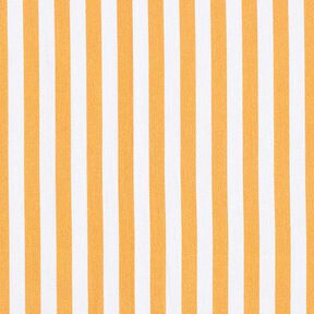 Tkanin dekoracyjna Half panama podłużne pasy – jasnopomarańczowy/biel, 