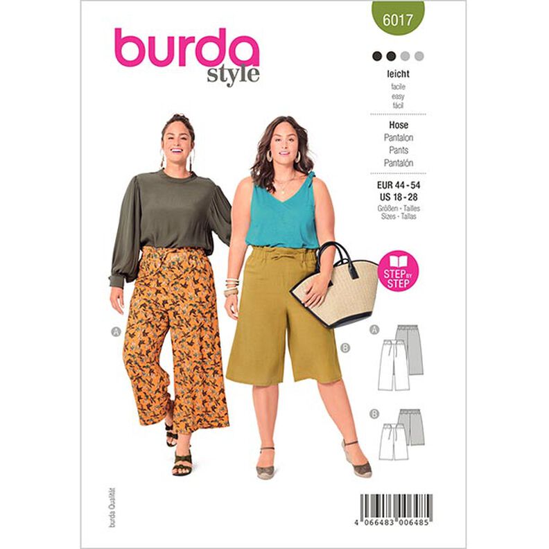 Spodnie | Burda 6017 | 44–54,  image number 1