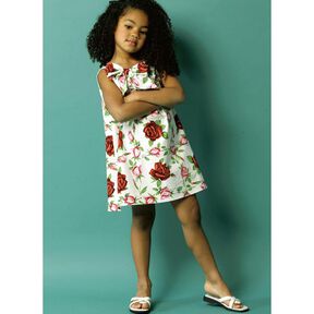 Sukienka dziecięca, Butterick 5876|104 - 122, 