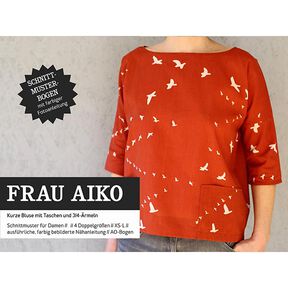 FRAU AIKO - krótka bluzka z kieszeniami, Studio Schnittreif | XXS - L, 