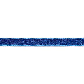 Taśma aksamitna Metaliczny [10 mm] – błękit królewski, 