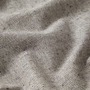 Tkanina dekoracyjna half panama o strukturze prążków bawełna z recyklingu – szary łupek/biel, 