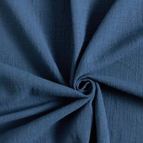 Tkanina bawełniana z efektem lnu – błękit królewski, 