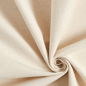 Tkanina dekoracyjna half panama o strukturze prążków bawełna z recyklingu – naturalny, 