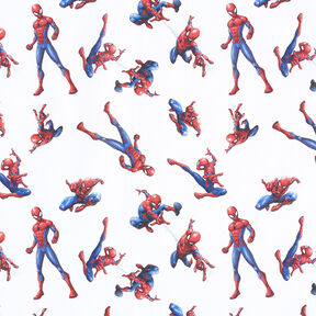 Kreton Tkanina na licencji Spiderman | Marvel – biel, 