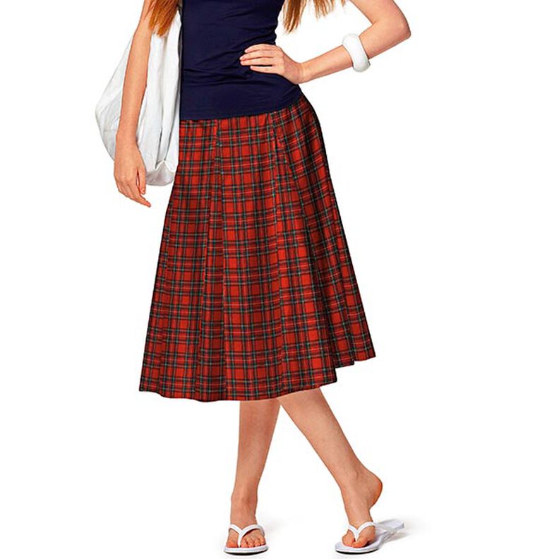 Szkocka krata Tartan kratka mała – czerwień,  image number 5