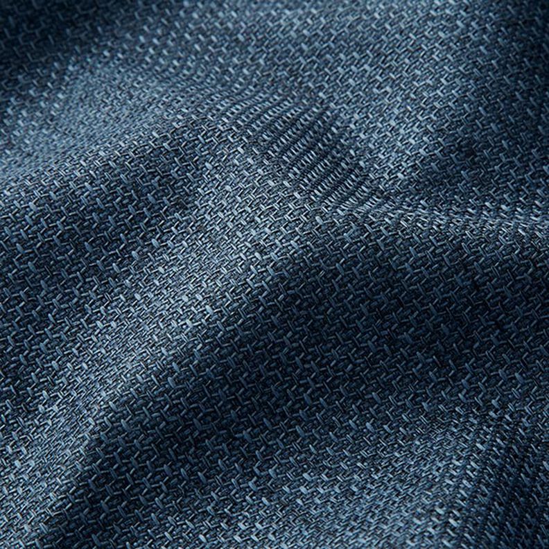 Tkanina tapicerska struktura plastra miodu – błękit,  image number 2