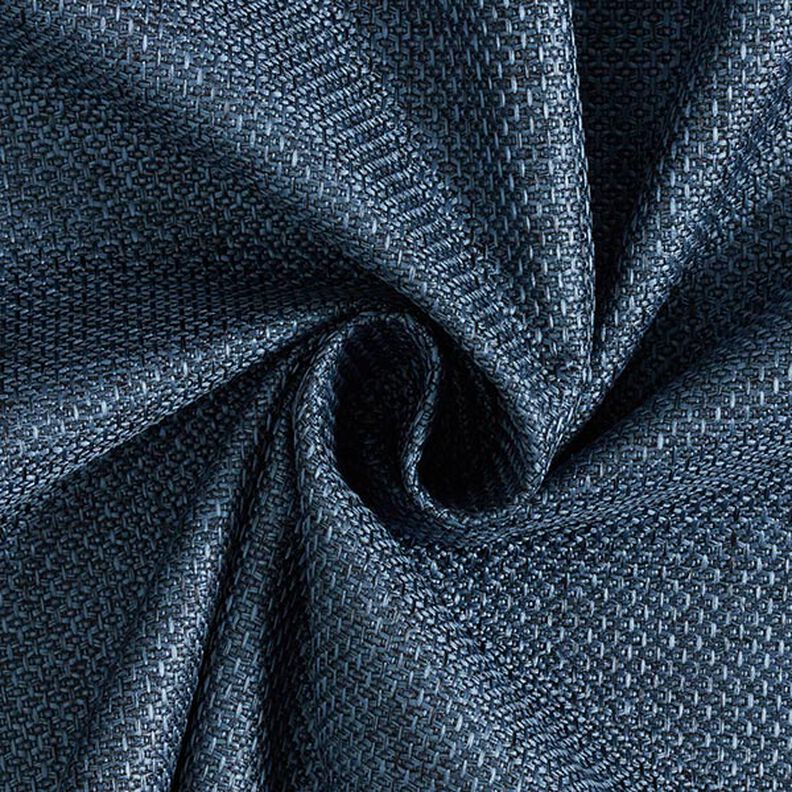 Tkanina tapicerska struktura plastra miodu – błękit,  image number 1